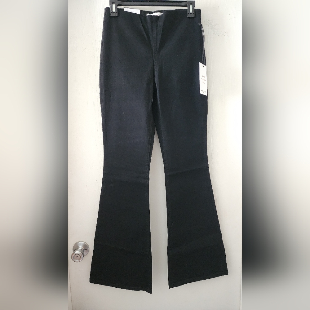 SkinnyGirl High Rise Beverly Hills pull on Flare pants black - Picture 2 of 8